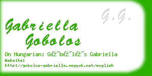 gabriella gobolos business card